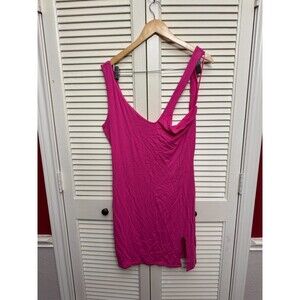 naked wardrobe The NW Cut Out for You Mini Dress - Pink Size 2X